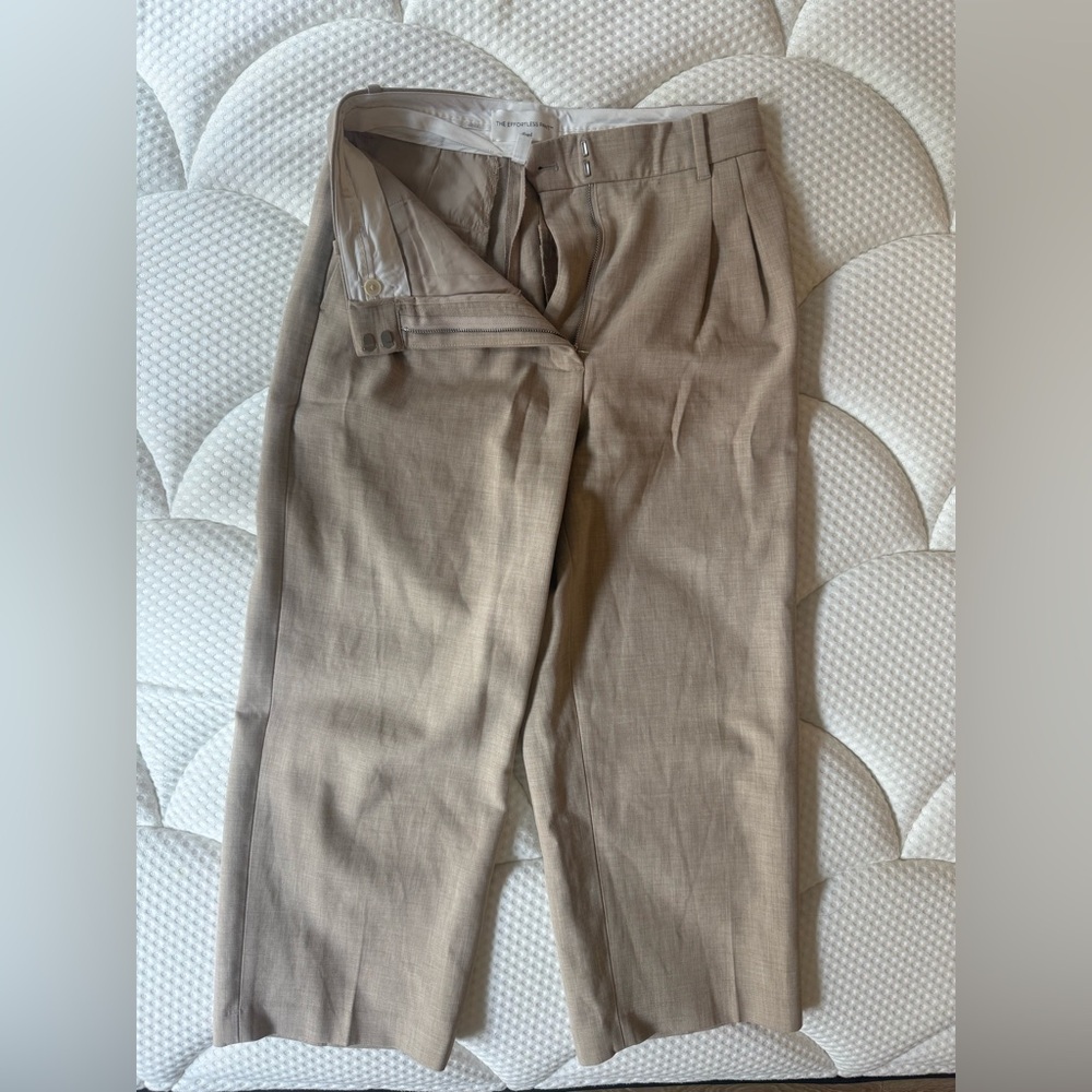 Tan Twill Wilfred - The Effortless Pant - Cropped